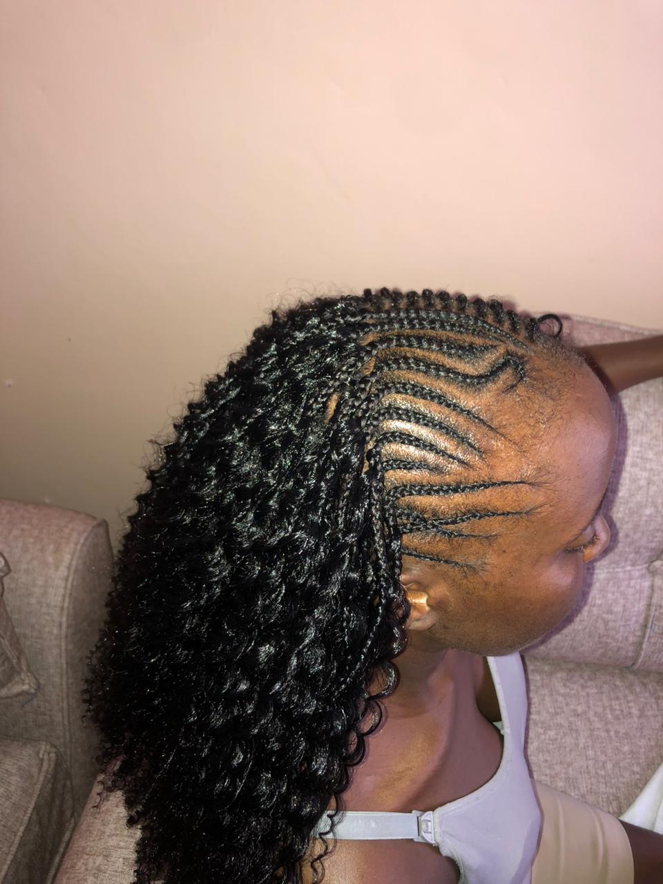 Ghanaian Curly braids