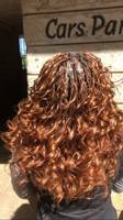 Curly Box braids