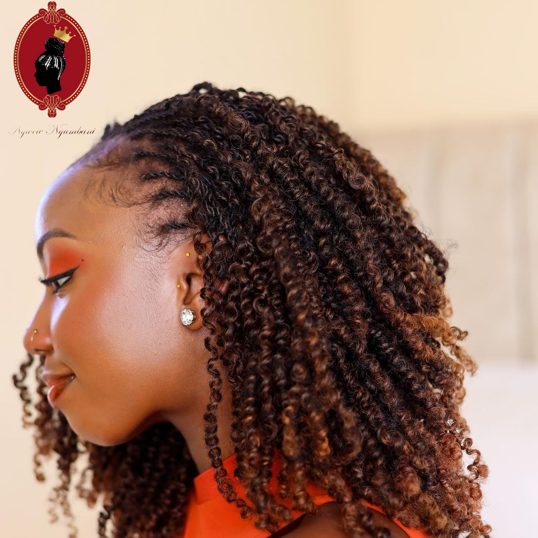 Short Micro Nubian Twists